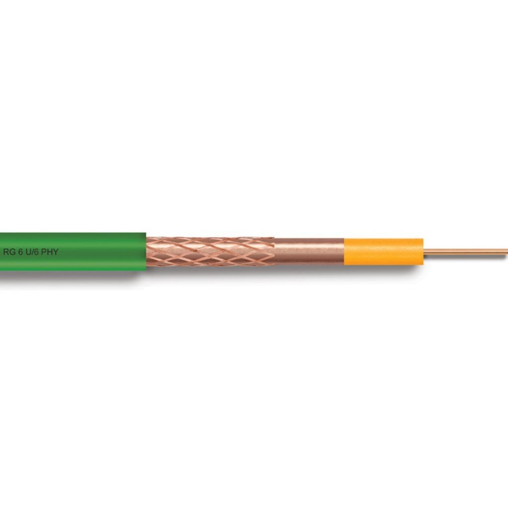 RG 6 U/6 PHY-PVC (Cu/Cu)